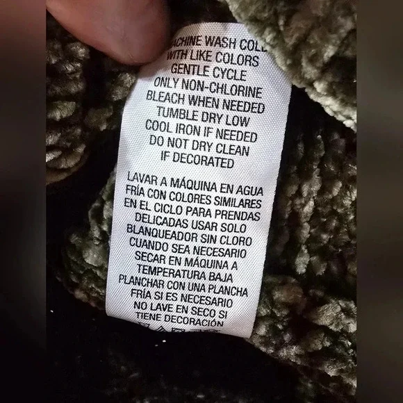 Vintage Basic Editions, Size L, Brown Chenille Crewneck Sweater - Picture 7 of 9